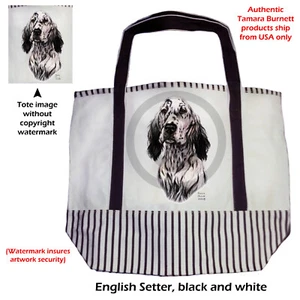 Canvas Tote - English Setter - Picture 1 of 1