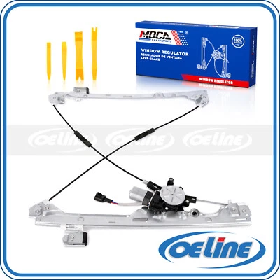 Conjunto de motor regulador de janela dianteira esquerda 741-644 compatível com Chevy GMC Cadillac - Imagem 1 de 4