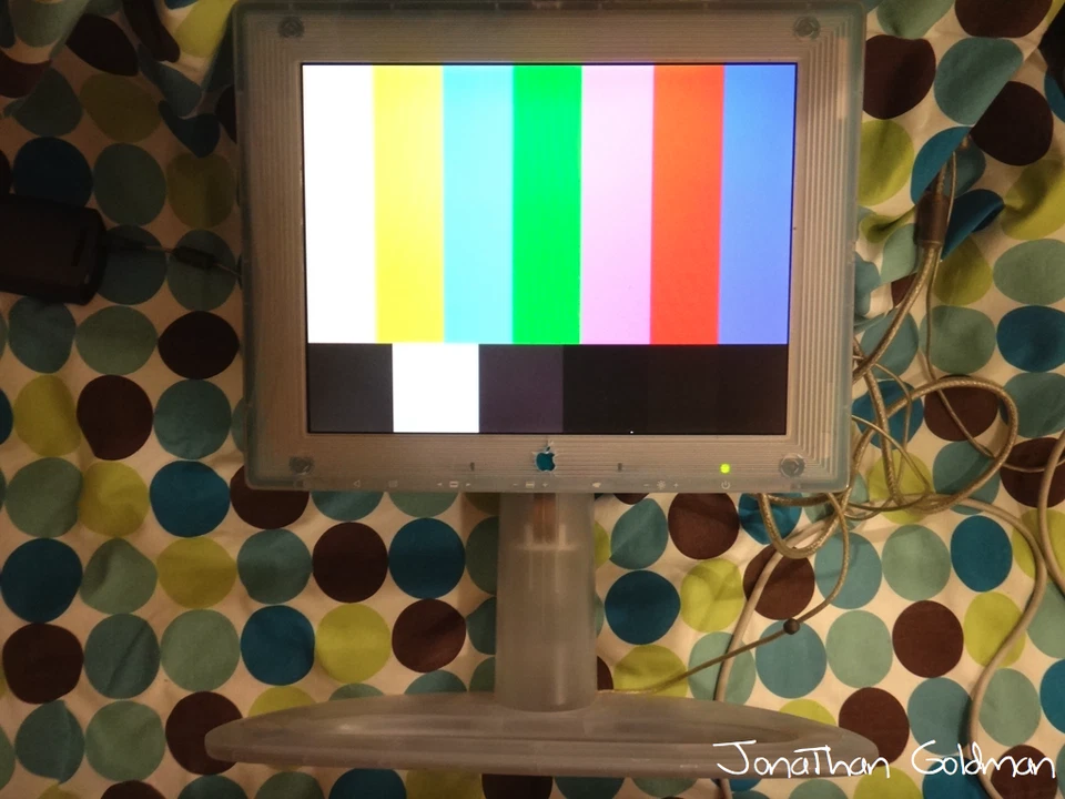 Apple Studio Display 15 M4551 Blueberry VGA LCD Display Monitor RARE Mac Vintage - Image 1 of 4