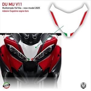 Adesivo per cupolino soprafaro MULTISTRADA V4 2025 tabella portanumero DU MU V11 - Picture 1 of 1