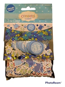 It’s A Baby Boy Blue Party Confetti 1 Pack 3 Types NEW Amscan - Picture 1 of 1