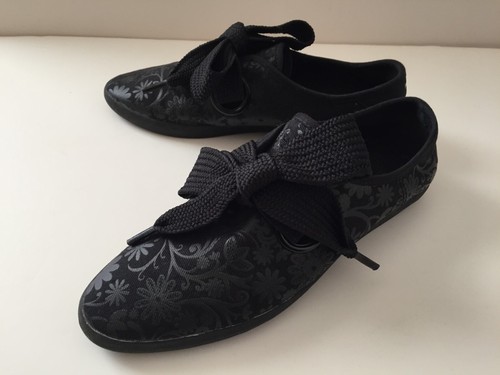 Adidas scarpe da passeggio donna a punta stringate tessuto con motivo nero