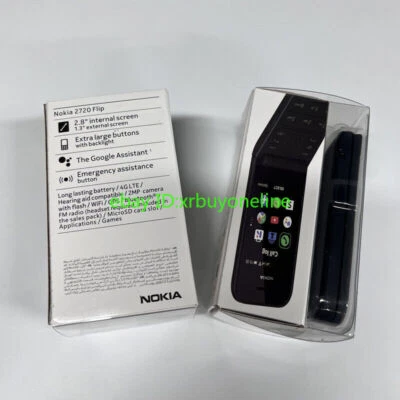 Unlocked Nokia 2720 Flip (2019)4G LTE 512MB 2MP Dual SIM New seal Original phone - Image 1 of 4