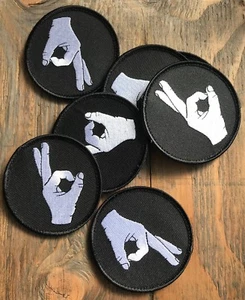 OKAY SYMBOL YOU LOOKED PATCH cock gazer punch dont look - Picture 1 of 4