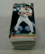 1994 Fleer Extra Bases large & tall Baseball Cards 1-185 you pick Free Shipping