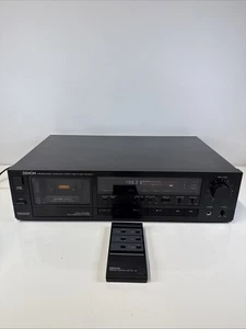 Denon DR-M30HX Stereo Cassette Deck Tested Working With Oem Remote Vintage Japan - Picture 1 of 15