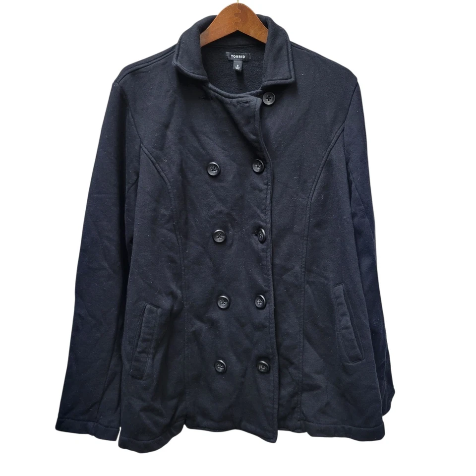 Chaqueta Abrigo Mujer Torrid Doble Pecho Guisante Talla 3 Excelente Estado  Foto 1 de 4