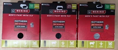 (SF)Mountain Warehouse Herren Merino Thermohose m. Fly, Farbe/Größe wählbar, Neu, BD