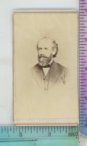 Balding Man in Suit Rockwood NY CDV Carte De Visite - Bild 1 von 2