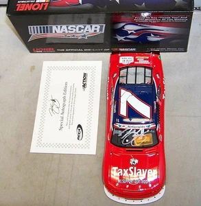 1:24 ACTION 2013 #7 TAXSLAYER WE SUPPORT OUR TROOPS REGAN SMITH AUTOGRAPHED #29! - Picture 1 of 7