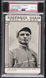 1948 BB'S GREAT HOF EXHIBITS RUBE WADDELL PSA 4 - Picture 1 of 2