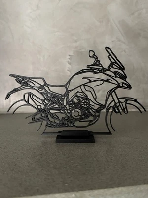 Moto stilizzata stampata in 3D - Ducati Multistrada V2S - Versione XL - Immagine 1 di 2