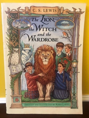 1995 The Lion Witch Wardrobe Graphic Novel 1st American Printing CS Lewis Harper - Image 1 of 4