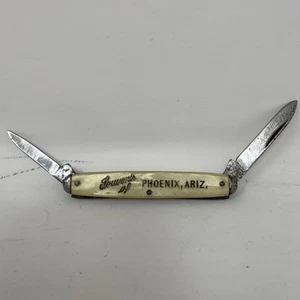 VINTAGE Souvenir of Phoenix Arizona Pocket Knife Folding Faux Mother of Pearl - Picture 1 of 7