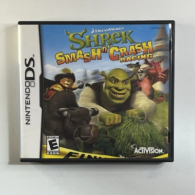 Shrek - Smash N Crash Racing (Nintendo DS, 2007) Complete, CIB & Tested ! - Image 1 of 4