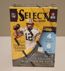 Select NFL Football Blaster Box 2020 - azul Prizm troquelado - sellado de fábrica NUEVO - Imagen 1 de 1