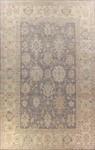 Vegetable Dye Oushak Turkish Rug Palace Size Hand-made Floral Wool Carpet 13x20 - Picture 1 of 20