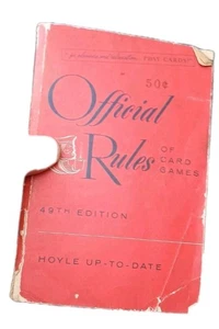 Vintage, card games, Book Official Rules, Hoyle up-to-date, 49th edition - Picture 1 of 1