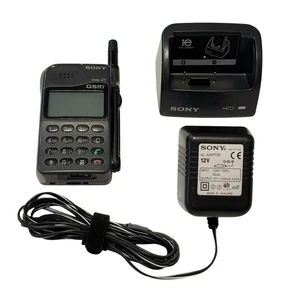 Sony CMD-Z1 Telefono Cordless Home con Base di Ricarica - Vintage - Si Accende - Leggi - Foto 1 di 12