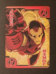 MARVEL IRON MAN PLAYING CARD JOKER  - Picture 1 of 2