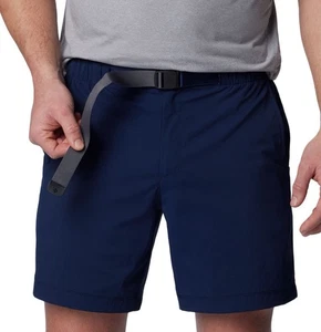 Columbia Omni-Shade UPF 40 Herrenshorts 7" Schrittlänge Landroamer Ripstop Gürtel marineblau - Bild 1 von 2