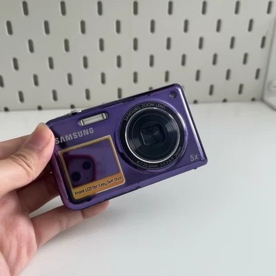 Samsung PL170 Purple Digital Camera 16.1 MP 5xOpticalZoom Dual Screen LCD Selfie - Image 1 of 4
