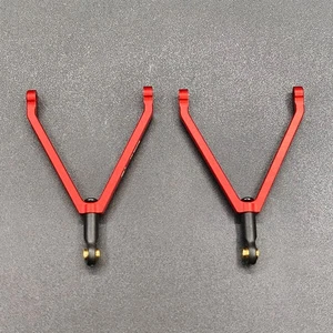 Kits de varilla de conexión superior de metal rojo para automóvil FMS 1/18 FCX24 RC pieza de actualización 2 piezas - Imagen 1 de 1