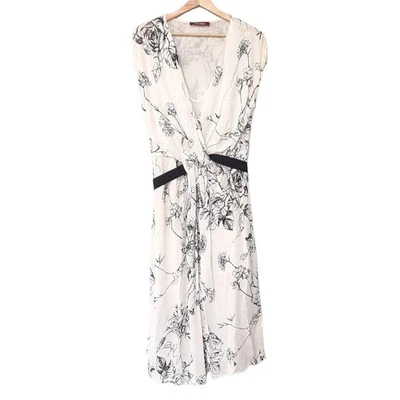 Auténtico vestido para mujer Max Mara STUDIO - blanco negro Foto 1 de 4