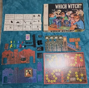 Vintage 1971 Welche Hexe Brettspiel Milton Bradley fast vollständig selten - Bild 1 von 10