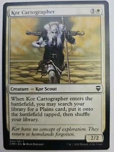 MTG Magic The Gathering Card Kor Cartographer Creature Kor Scout White Commander - Picture 1 of 2