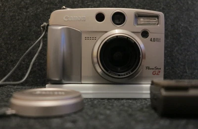 Canon PowerShot G2 Digitalkamera 4MP, sehr guter Zustand, 1 GB CompactFlash - Bild 1 von 4