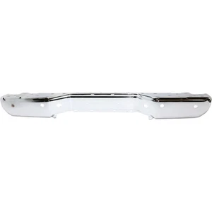 Step Bumper Face Bar For 2013-19 Nissan Frontier Chrome Steel with Pad Provision - Picture 1 of 6