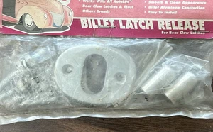 Autoloc Billet Latch Release Knobs With Plates For Bear Claw Latches - Picture 1 of 7