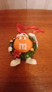 M&M's World Orange Resin Figurine Christmas Tree Decoration New With Tag - Picture 1 of 1
