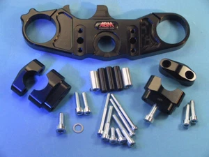 ABM Superbike Booster Triple Tree Yamaha YZF-R1 (RN12) | 04-06 | Black - Picture 1 of 4