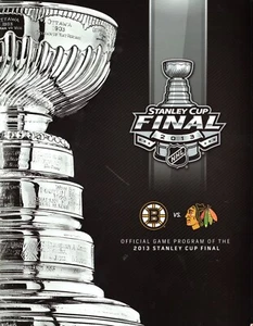 Boston Bruins Vs Chicago Black Hawks 2013 Stanley Cup Finals Program NHL - Picture 1 of 1