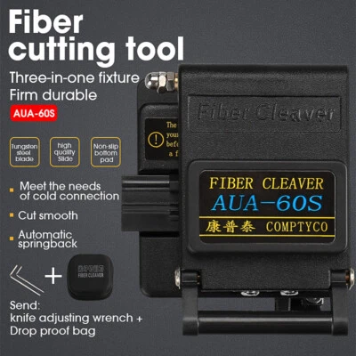 AUA-60S Fiber Cleaver Cable Cutter Three-in-one Fixture of Bare Optical Fiber - Image 1 of 4