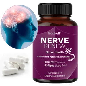 Nerve Regen Formula for Nerve Pain Relief - Nerve Renew for Neuropathy - Picture 1 of 14