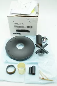 KOHLER T14501-3-BL Guarnizione Valvola Purist Rite-Temp con Manico a Croce Nero Opaco - Foto 1 di 4