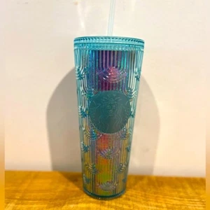 Starbucks Mermaid Iridescent Spring 2022 Large Tumbler Tasse EUC - Bild 1 von 3