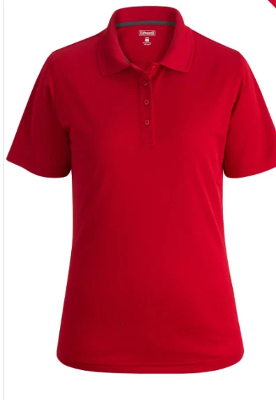 Women polo shirt red royal French blue white xs small med large xl 2x 3x 4X NEW - Image 1 of 4