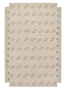 Big Buds Rug Hand-Tufted 100% Wool Handmade Area Rug Carpet for Home| Bedrom rug - Picture 1 of 3