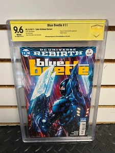 Blue Beetle #11 Signed by Tyler Kirkham Graded CBCS 9.6 - Picture 1 of 3
