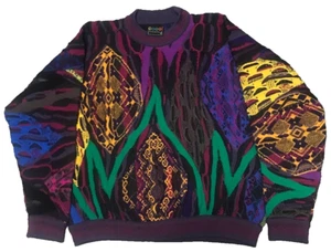 Suéter Tejido Lana COOGI Talla S Hecho en Australia Multicolor Vintage Nº 744 - Imagen 1 de 4