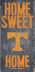 Tennessee Volunteers Home Sweet Home Wood Sign - Picture 1 of 1