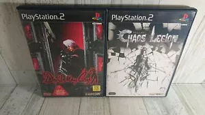 Chaos Legion Devil May Cry Set Japan Ver Game Software for Sony Console PS2 USED - Picture 1 of 12