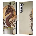 STANLEY MORRISON DRAGONS 2 LEATHER BOOK WALLET CASE COVER FOR SAMSUNG PHONES 4