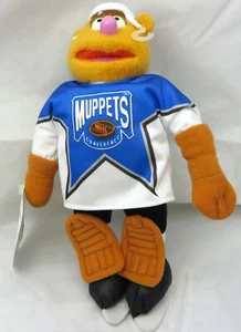Muppets 10" NHL Fozzie Bear Plush Toy McDonalds Doll 1995 new hockey - Picture 1 of 3