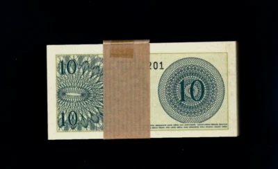 INDONESIA 10 Sen P-92 1964 x 1000 Pcs Full BRICK UNC (10 Bundle) Indonesian NOTE - Image 1 of 4