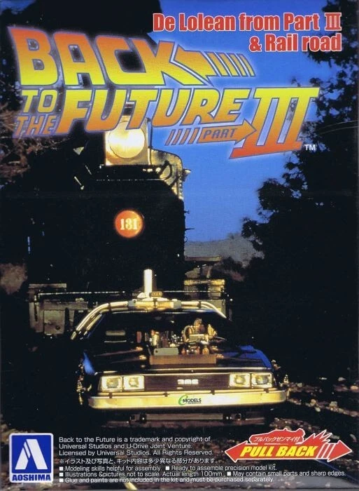 1/43 DELOREAN BACK TO THE FUTURE III AOSHIMA 054772 - Immagine 1 di 1